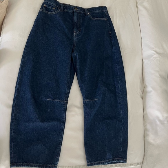 Banana Republic Dark Blue Straight Leg Jeans - Picture 2 of 3